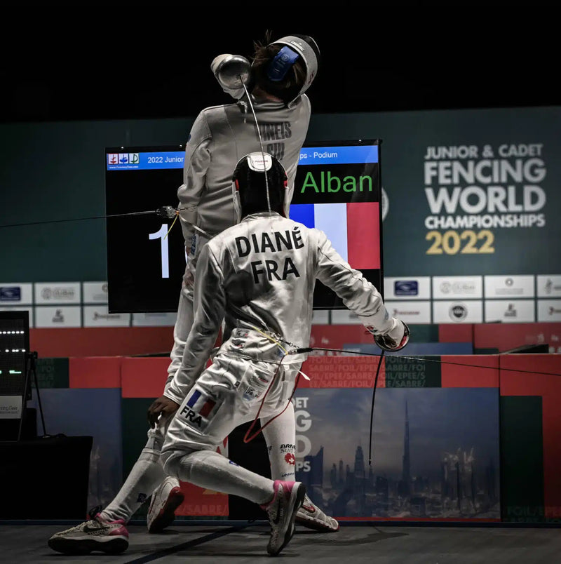 Prieur elegant fencing outfit