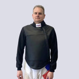 Leather Coaching Jacket with Long Sleeve - Prieur USA