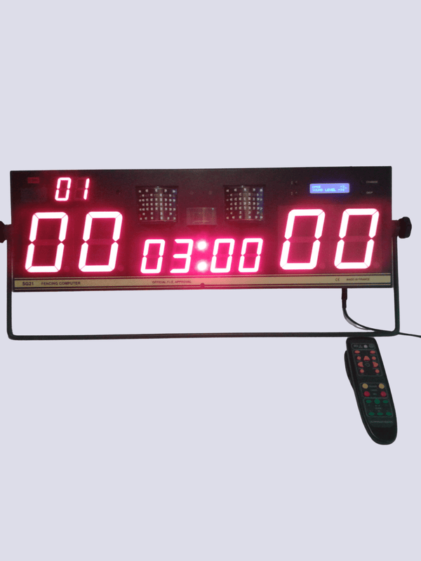 SG21 FIE 3-Weapon Scoring Machine with Chronograph - Prieur USA