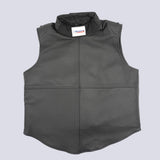 Sleeveless Leather Coaching Jacket - Prieur USA