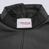 Sleeveless Leather Coaching Jacket - Prieur USA